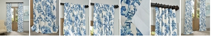 Exclusive Fabrics & Furnishings Indonesian Printed Cotton Twill 50" x 96" Curtain Panel